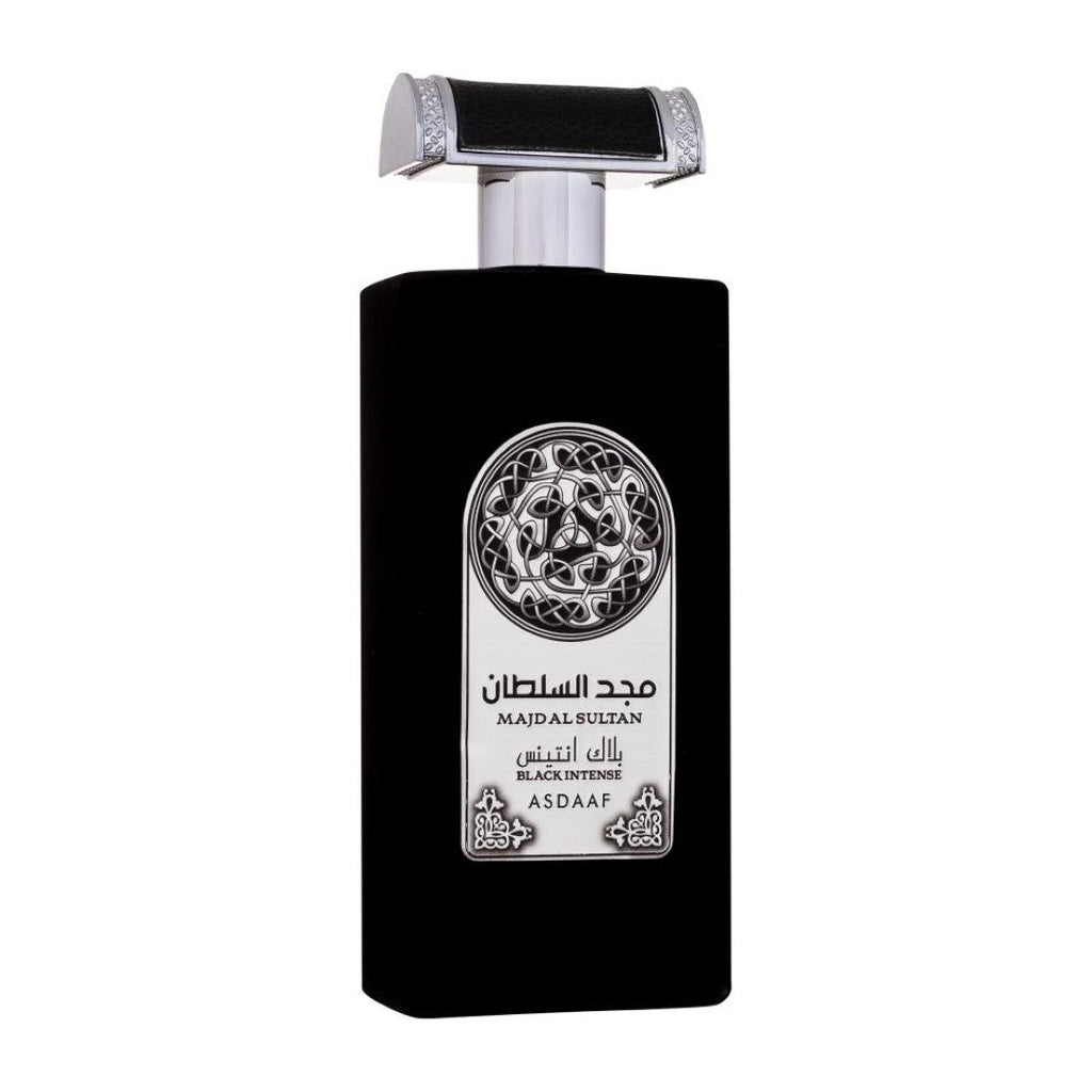 Арабски парфюм Asdaaf Majd Al Sultan Black Intense Унисекс 100 ml вдъхновен от Maison Margiela By the Fireplace