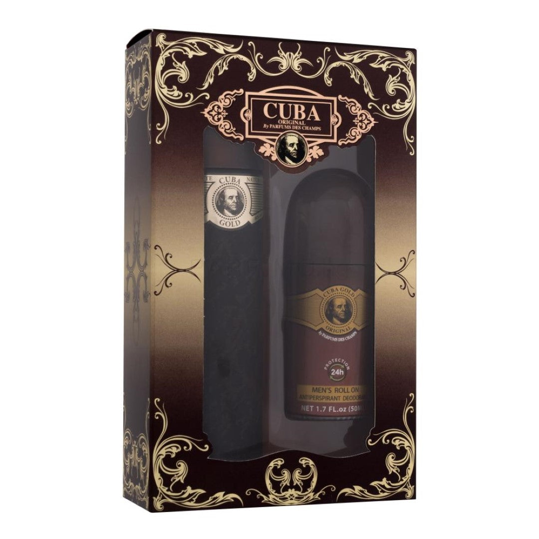 Подаръчен комплект за мъже Cuba Gold Комплект (edt/100ml + deo/50ml)