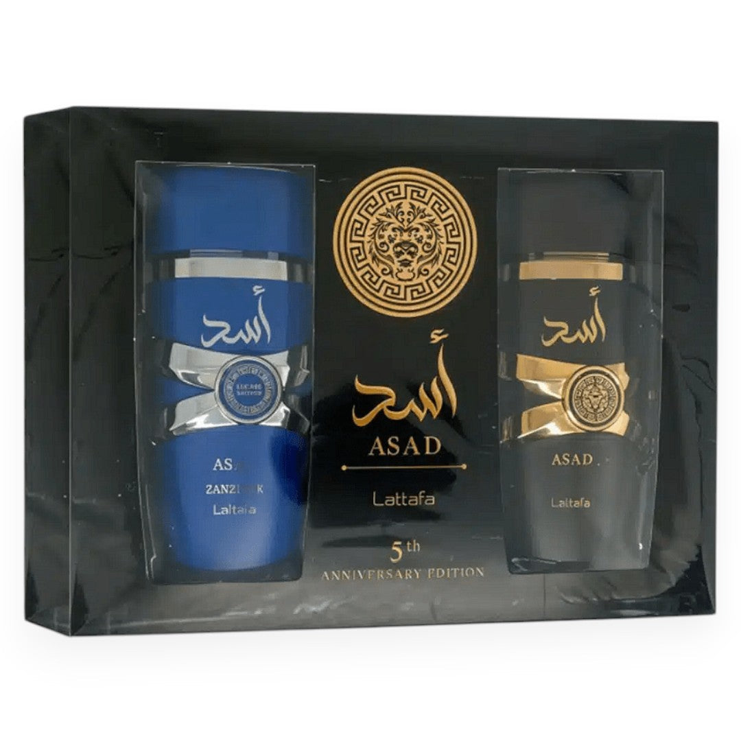 МЪЖКИ подаръчен комплект Lattafa Asad + Asad Zanzibar 5th Anniversary Edition