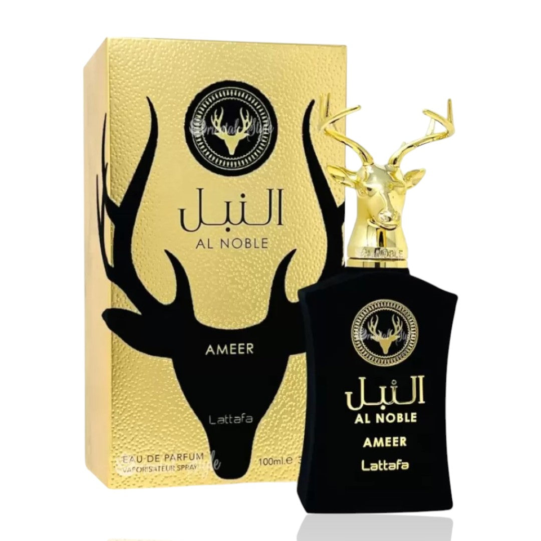 Арабски парфюм Lattafa Al Noble Ameer Мъжки – 100 ml вдъхновен от Rosendo Mateu Nº5