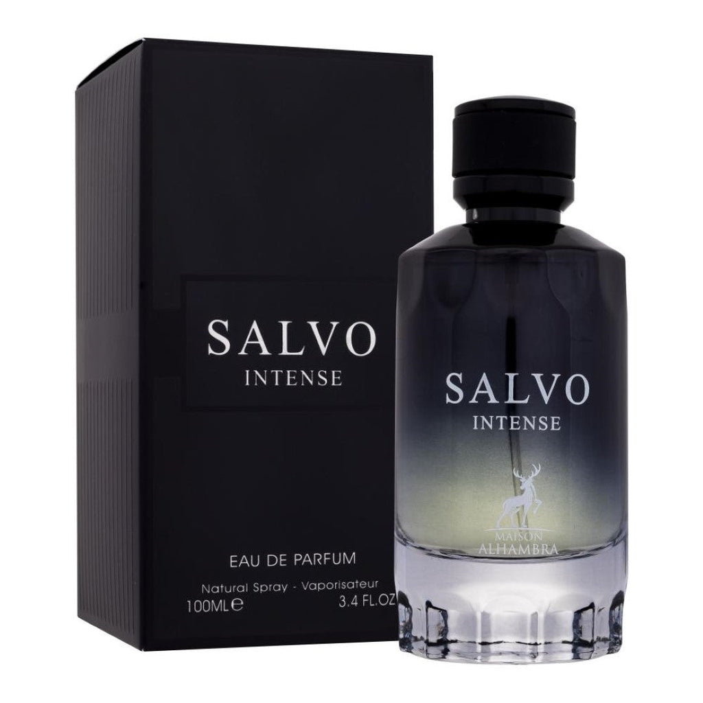 Арабски парфюм Maison Alhambra Salvo Intense Мъжки 100 ml вдъхновен от Dior Sauvage Eau de Parfum
