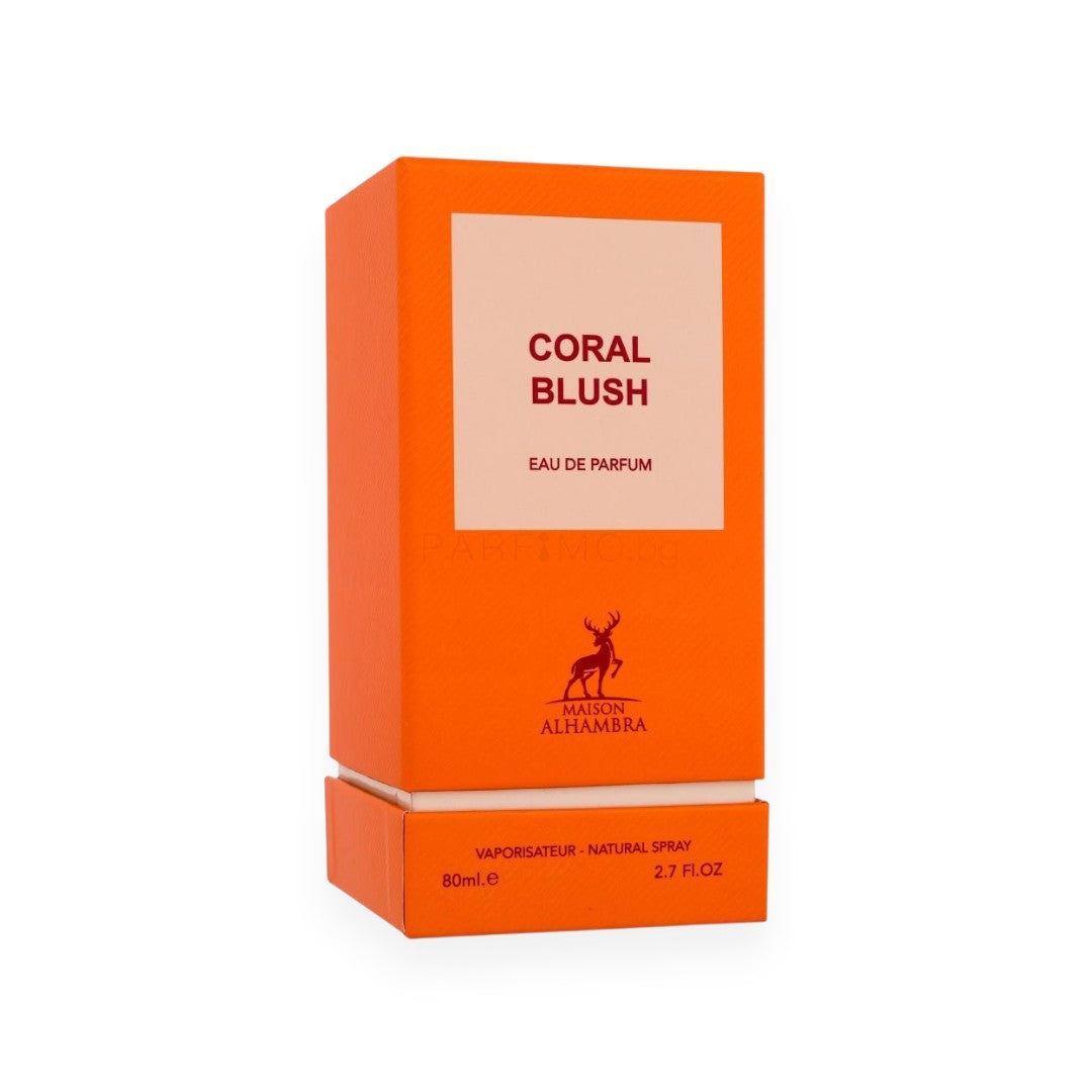 Арабски парфюм Maison Alhambra – Coral Blush – Унисекс – 80 ml вдъхновен от Tom Ford Bitter Peach