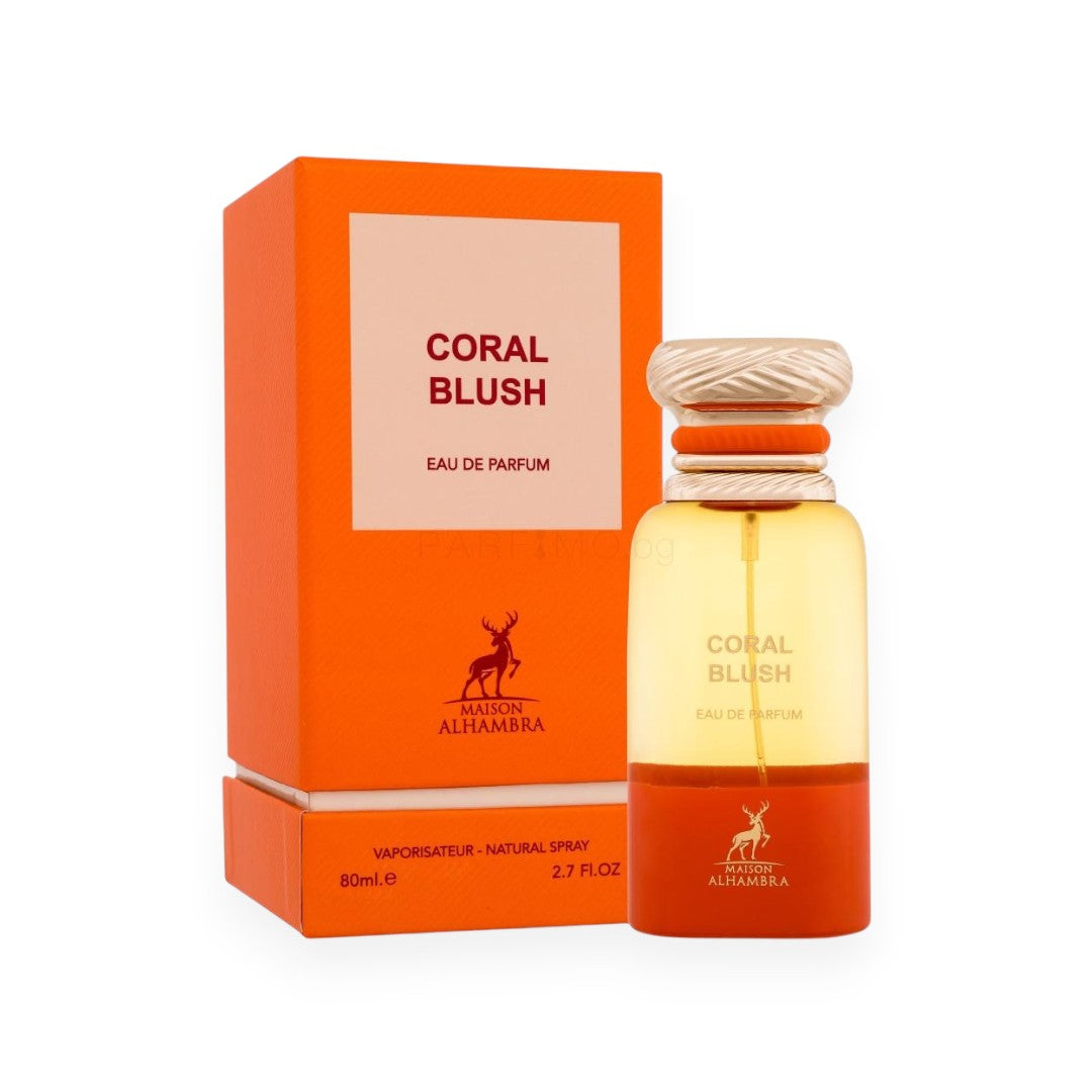 Арабски парфюм Maison Alhambra – Coral Blush – Унисекс – 80 ml вдъхновен от Tom Ford Bitter Peach